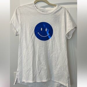 Unsweetened Happy Perfect slub tee. Size small.